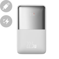 Аккумулятор питания, Baseus, 20000 мАч., 22,5 Вт., с кабелем USB-C 0,3 м, серый цена и информация | Зарядные устройства Power bank | 220.lv