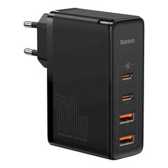 Ātrs lādētājs, Baseus CCGAN100UE1 Pro, USB-C, QC PD, 100 W., melns cena un informācija | Lādētāji un adapteri | 220.lv