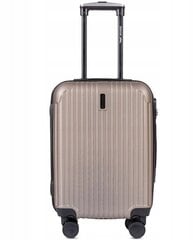 Средний чемодан Wings 0593, M, серый цена и информация | Чемоданы, дорожные сумки | 220.lv