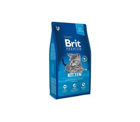 Brit Premium Cat Kitten сухой корм для кошек, 8 кг. цена и информация | Сухой корм для кошек | 220.lv