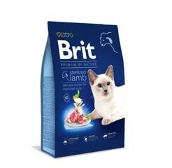 Brit Premium Cat Sterilized сухой корм для стерилизованных кошек с чувствительным пищеварением, 0,3 кг цена и информация | Brit Premium Товары для животных | 220.lv