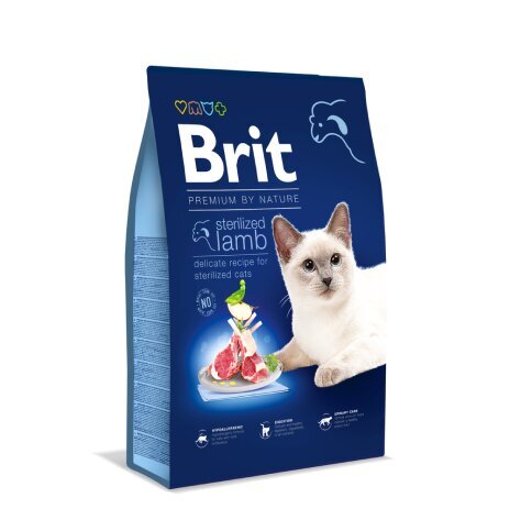 Brit Premium Cat Sterilized sausā barība sterilizētiem kaķiem ar jutīgu gremošanu, 1,5 kg цена и информация | Sausā barība kaķiem | 220.lv