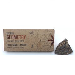 Vīraka piramīdas Geometria Palo Santo-Myrrh, Sagrade Madre, Argentīna, 4 gab. cena un informācija | Mājas aromāti | 220.lv