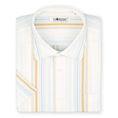 Рубашка мужская Nordic, прямой силуэт - с коротким рукавом 7605K-46 цена и информация | Мужские рубашки | 220.lv