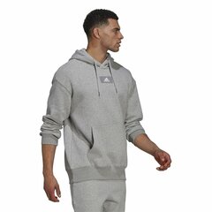 Толстовка с капюшоном мужская Adidas FeelVivid Fleece Drop Серый цена и информация | Мужские свитера | 220.lv