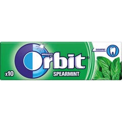 Piparmētru garšas košļājamā gumija Orbit Spearmint, 14 g cena un informācija | Zobu pastas, birstes | 220.lv