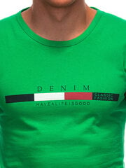 T-krekls vīriešiem Edoti s1955, zaļš cena un informācija | Vīriešu T-krekli | 220.lv