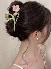 Заколка для волос с цветком лилии, Electronics LV-120060, розовый, 1 шт цена и информация | Набор аксессуаров для волос | 220.lv