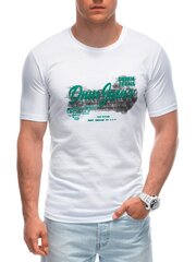 мужская футболка s1965 - белая 125538-7 цена и информация | Мужские футболки | 220.lv