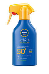 Увлажняющий солнцезащитный спрей Nivea Sun Protect &amp; Moisturizing Sun Spray SPF50+, 270 мл цена и информация | Кремы от загара | 220.lv