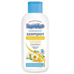 Bambino Ģimene Matiem spīdīgs vitamīnu šampūns matiem matētām un maigām, 400 ml cena un informācija | Šampūni | 220.lv