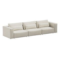 Trīsvietīgs dīvāns Riposo Grande, 375x105x85cm, bēšs cena un informācija | Dīvāni | 220.lv