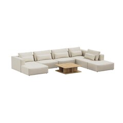 П-образный диван, Riposo Grande, 405x285x85см, бежевый цена и информация | Угловые диваны | 220.lv