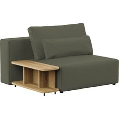Dīvāna modulis ar sānu galdu Riposo Ottimo, 125x105x85cm, zaļš cena un informācija | Dīvāni | 220.lv