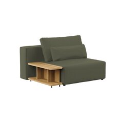 Dīvāna modulis ar sānu galdu Riposo Ottimo, 125x105x85cm, zaļš cena un informācija | Dīvāni | 220.lv