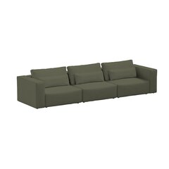 Trīsvietīgs dīvāns Riposo Grande, 375x105x85cm, zaļš cena un informācija | Dīvāni | 220.lv