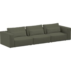 Trīsvietīgs dīvāns Riposo Grande, 375x105x85cm, zaļš cena un informācija | Dīvāni | 220.lv