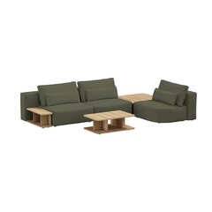 Трехместный диван с журнальным столиком, Riposo Grande, 330x205x85см, зеленый цена и информация | Диваны | 220.lv