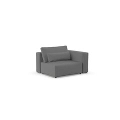 Dīvāna modulis Riposo Grande, 125x105x85cm, pelēks cena un informācija | Dīvāni | 220.lv