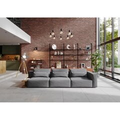Dīvāna modulis ar sānu galdu Ripposo Grande, 125x105x85cm, pelēks cena un informācija | Dīvāni | 220.lv