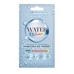 Mitrinoša gēla sejas maska Bielenda Water Balance, 7 g cena un informācija | Sejas maskas, acu maskas | 220.lv