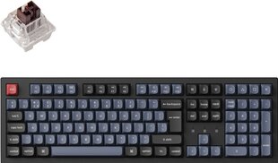 Keychron K10 Pro 100% bezvadu mehāniskā tastatūra (ISO, RGB, Hot-swap, Pro Brown Switch) cena un informācija | Klaviatūras | 220.lv