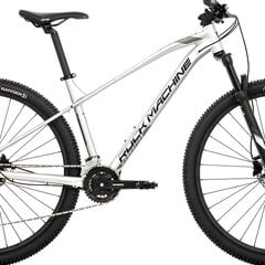 Viriešu kalnu velosipēds Rock Machine Manhattan 90-29 III, 29", sudraba cena un informācija | Velosipēdi | 220.lv