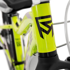 Pusaudžu velosipēds Rock Machine Storm 24 III, 24", dzeltens cena un informācija | Velosipēdi | 220.lv