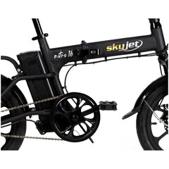 Elektriskais velosipēds Skyjet 16 Nitro, 16", melns cena un informācija | Elektrovelosipēdi | 220.lv