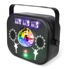 LED disko efekta lāzera UV stroboskops Light4Me Multibox cena un informācija | Svētku dekorācijas | 220.lv