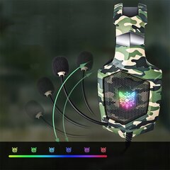 Игровые наушники Onikuma K8, Army Green цена и информация | Наушники | 220.lv