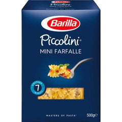 Makaroni Mini Farfalle-Piccolini Barilla, 500 g cena un informācija | Makaroni | 220.lv