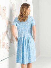 Sieviešu kleita Lega SK181, gaiši zila cena un informācija | Kleitas | 220.lv