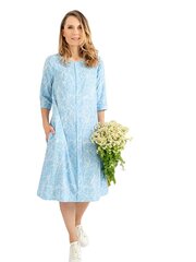 Женское платье из натуральных волокон Lega SK208, синий цена и информация | Платья | 220.lv