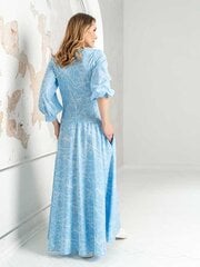 Женское платье из натуральных волокон Lega SK168, синий цена и информация | Платья | 220.lv