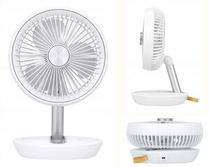 Saliekamais galda ventilators Humanas CoolAir F01, 5 W cena un informācija | Ventilatori | 220.lv