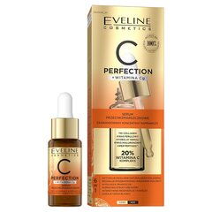 Сыворотка Eveline Cosmetics C-Perfection с антивозрастным действием, 20% витамина C, 18 мл. цена и информация | Сыворотки для лица, масла | 220.lv