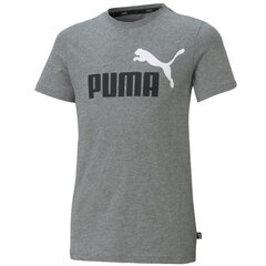 Puma T-Krekli Ess+ 2 Col Logo Tee Grey 586985 03 cena un informācija | Zēnu krekli | 220.lv