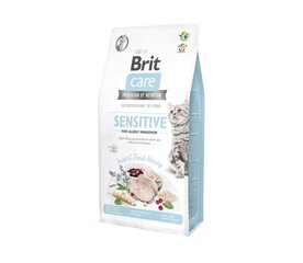 Brit Care Cat GF Insect&Fresh Herring гипоаллергенный сухой корм для кошек, 2 кг. цена и информация | Сухой корм для кошек | 220.lv