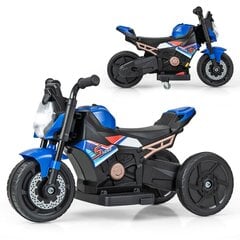 Детский электромотоцикл Costway,синий цена и информация | Электромобили для детей | 220.lv