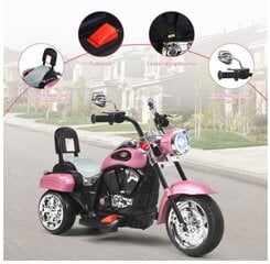Детский электромотоцикл Costway,розовый цена и информация | Электромобили для детей | 220.lv