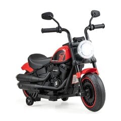 Bērnu elektriskais motocikls Costway, sarkans cena un informācija | Bērnu elektroauto | 220.lv