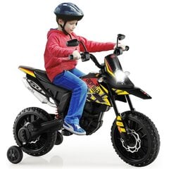 Bērnu elektromotocikls Costway, melns cena un informācija | Bērnu elektroauto | 220.lv
