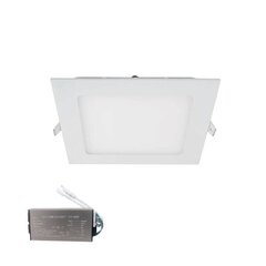 stellar LED panelis kvadrātveida padziļinājumā 18w 2700k+ avārijas komplekts cena un informācija | LED lentes | 220.lv