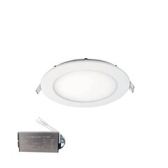 Zvaigžņu LED panelis apaļš padziļinājumā 12w 6500k+ avārijas komplekts cena un informācija | LED lentes | 220.lv