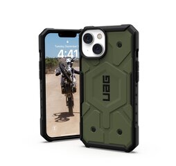 UAG Pathfinder - защитный чехол для iPhone 14 Plus, совместимый с MagSafe (оливковый) цена и информация | Чехлы для телефонов | 220.lv