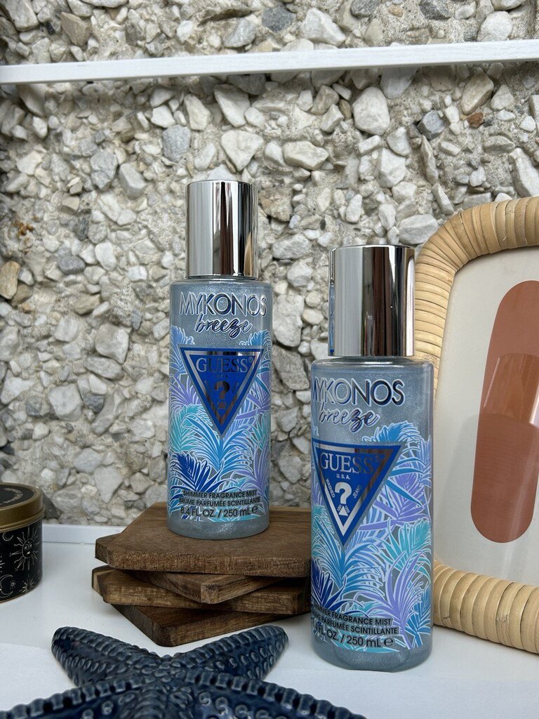 Ķermeņa aerosols Guess Destination Mykonos Breeze Shimmer, 250 ml cena un informācija | Sieviešu smaržas | 220.lv