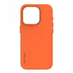 Силиконовый чехол с расшифровкой и MagSafe для iPhone 15 Pro Max — оранжевый цена и информация | Чехлы для телефонов | 220.lv
