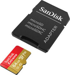 Sandisk microSDXC 64GB цена и информация | Карты памяти для мобильных телефонов | 220.lv