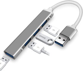 USB 3.0 centrmezgls, 4 portu USB цена и информация | Адаптеры и USB разветвители | 220.lv